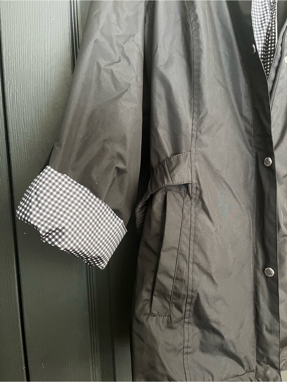 Susan Graver Waterproof Raincoat - Picture 3 of 6